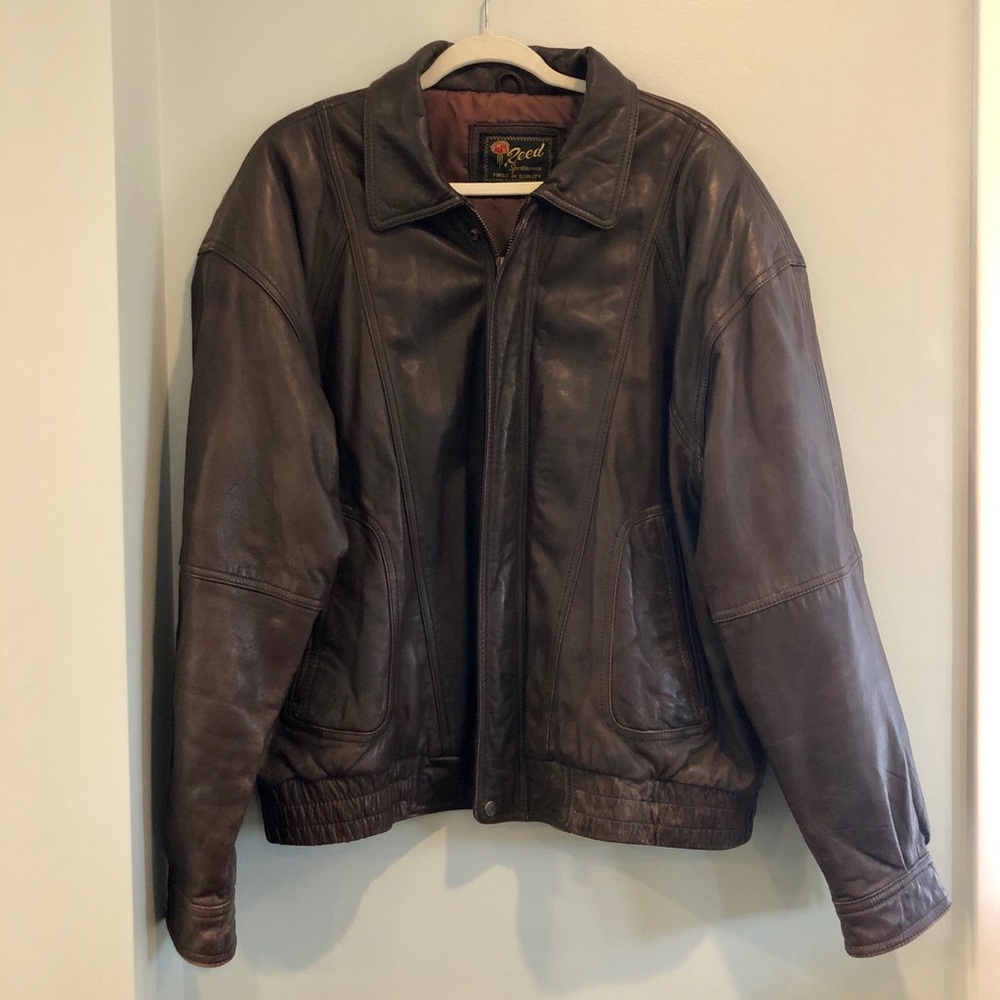 HP! Reed Brown Leather Jacket